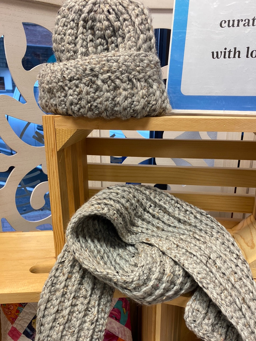 Fisherman’s Scarf & Hat Set Essentially Loved Quilts