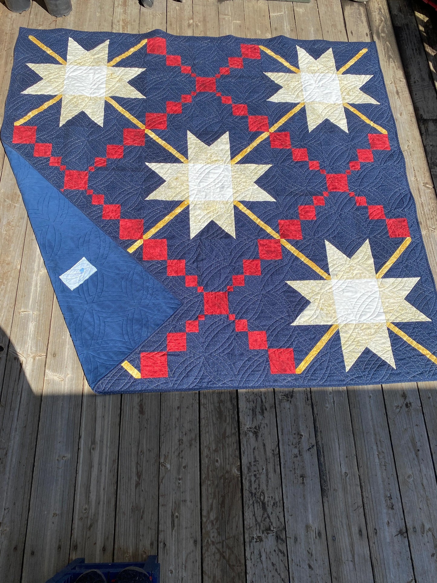 Americana Sparkle Quilt - Essentially Loved Quilts