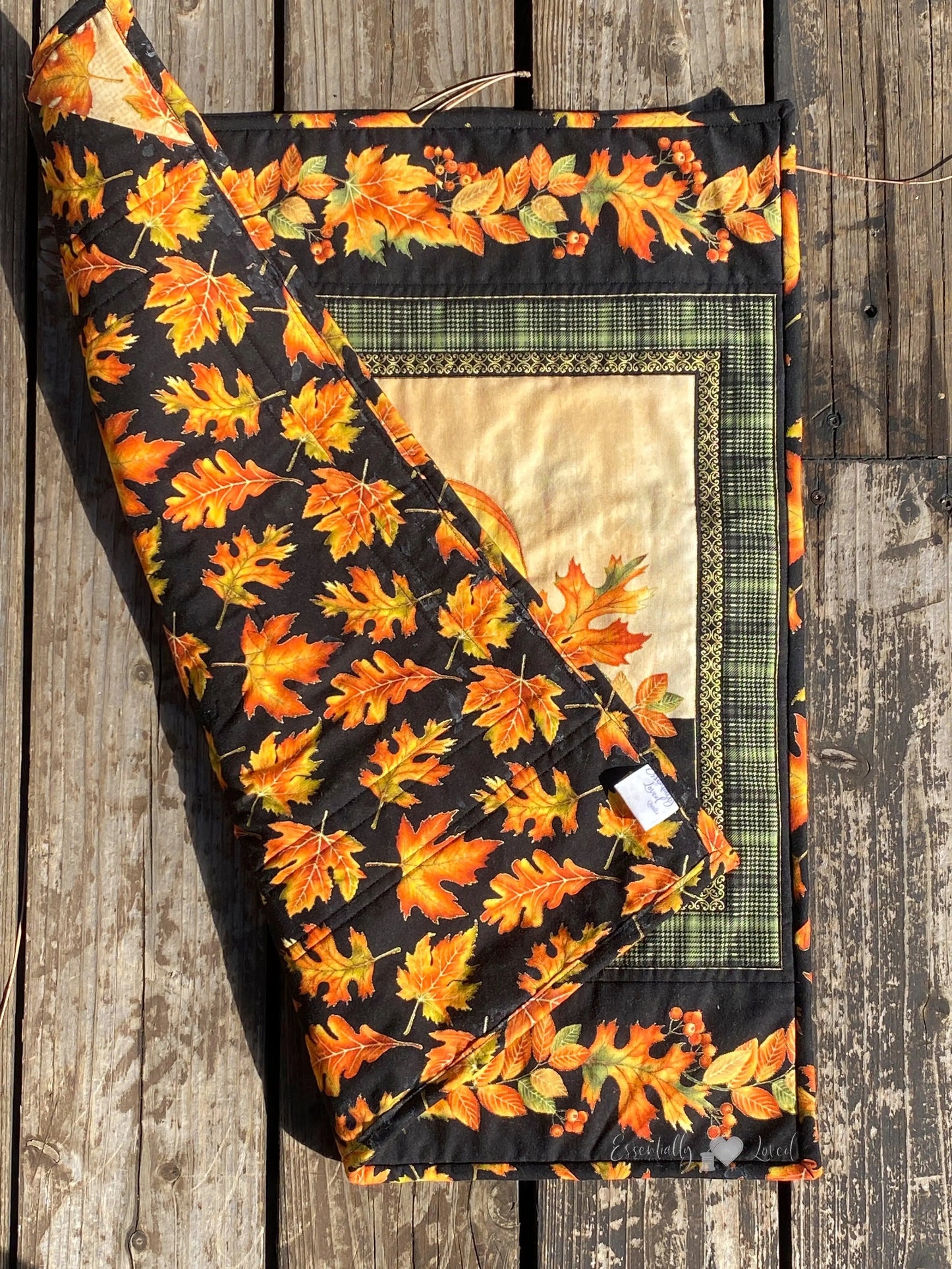 Fall Elegance Wall Hanging - Essentially Loved Quilts