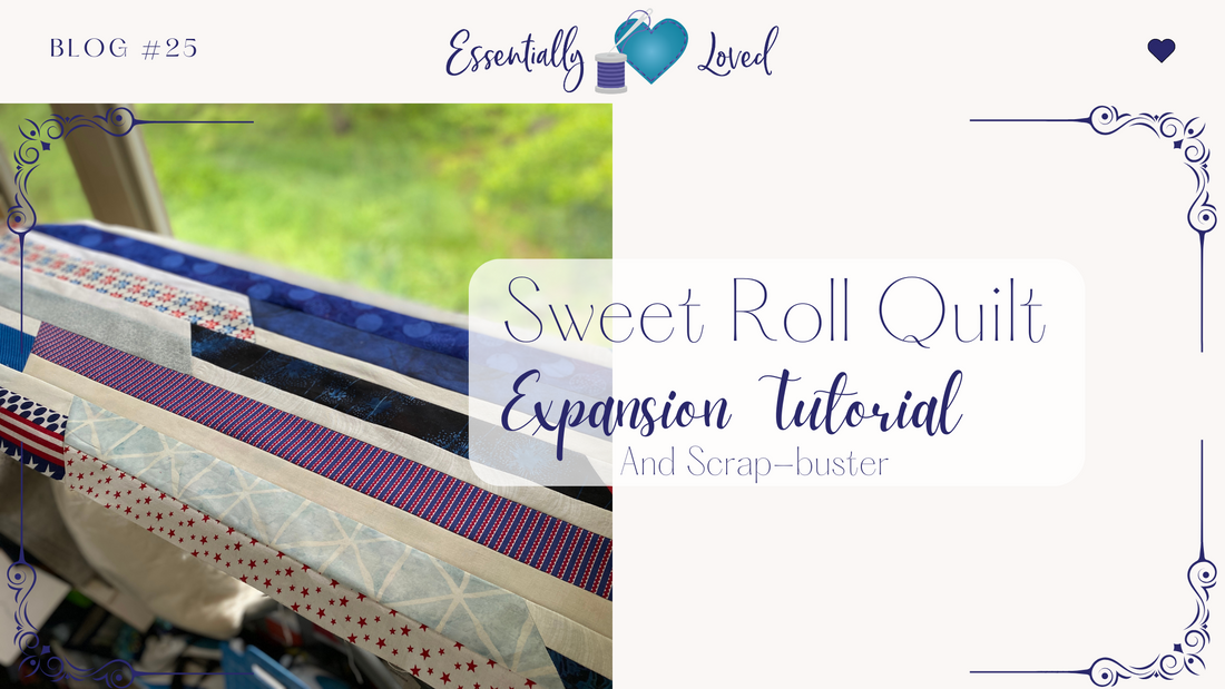 Sweet-Roll-Quilt-Expansion-Tutorial Essentially Loved Quilts
