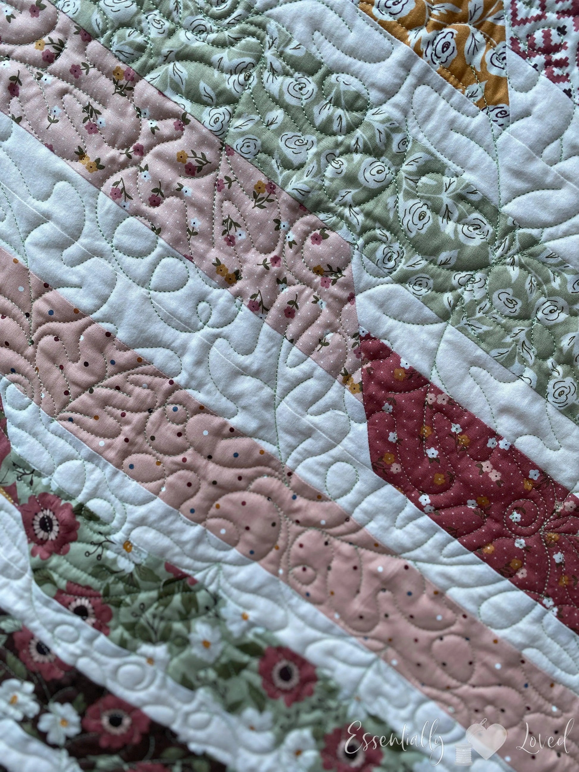 Autumn Sweet Roll Quilt - Essentially Loved Quilts