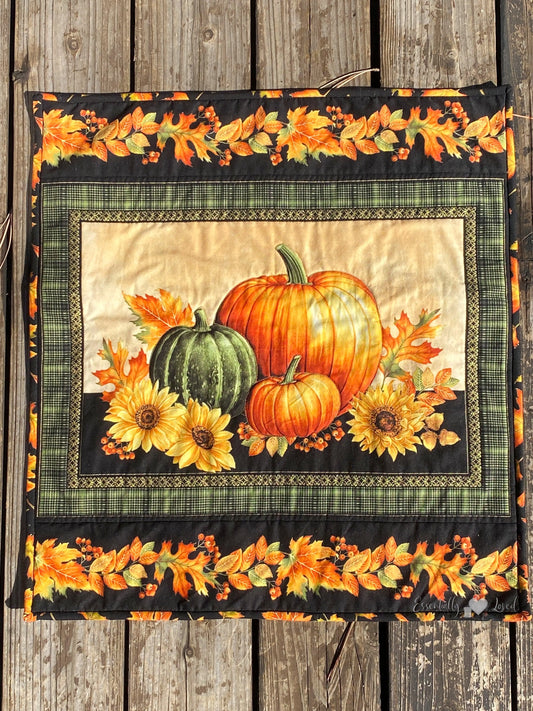 Fall Elegance Wall Hanging - Essentially Loved Quilts
