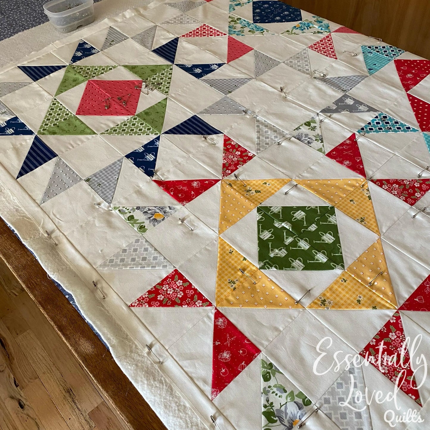 Garden Star Quilt - Essentially Loved Quilts