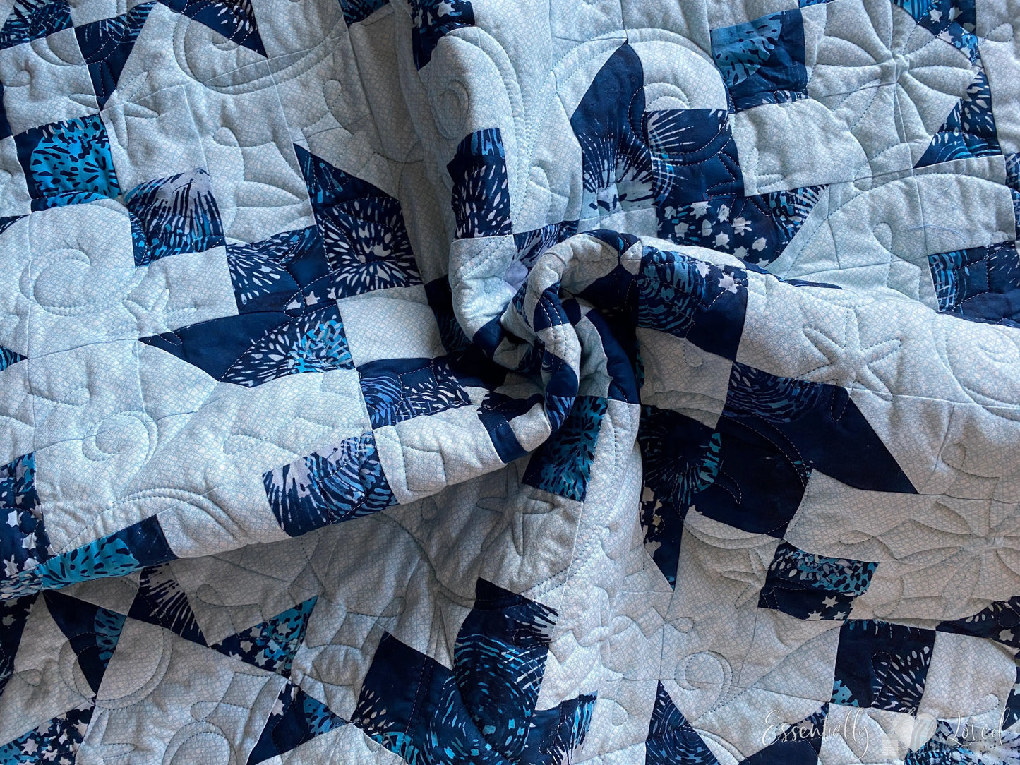 Snowflake Quilt - Essentially Loved Quilts