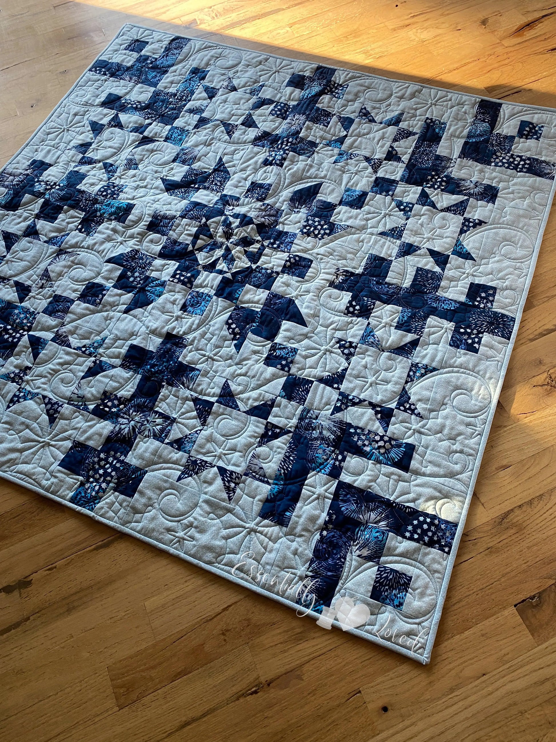 Snowflake Quilt - Essentially Loved Quilts