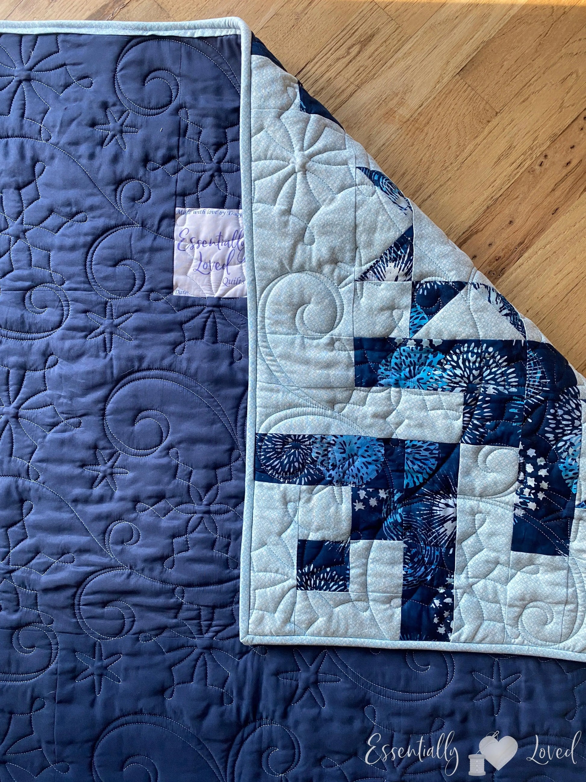 Snowflake Quilt - Essentially Loved Quilts
