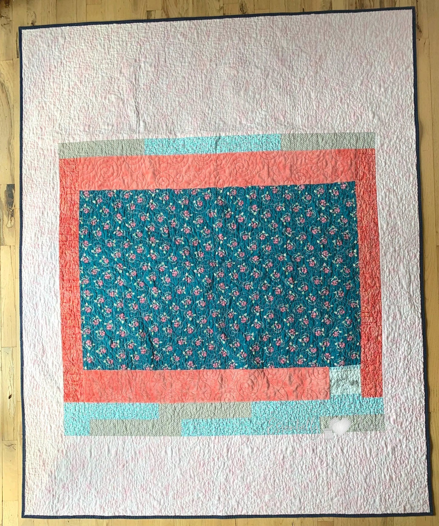 Tumbled Triangles Quilt - Essentially Loved Quilts