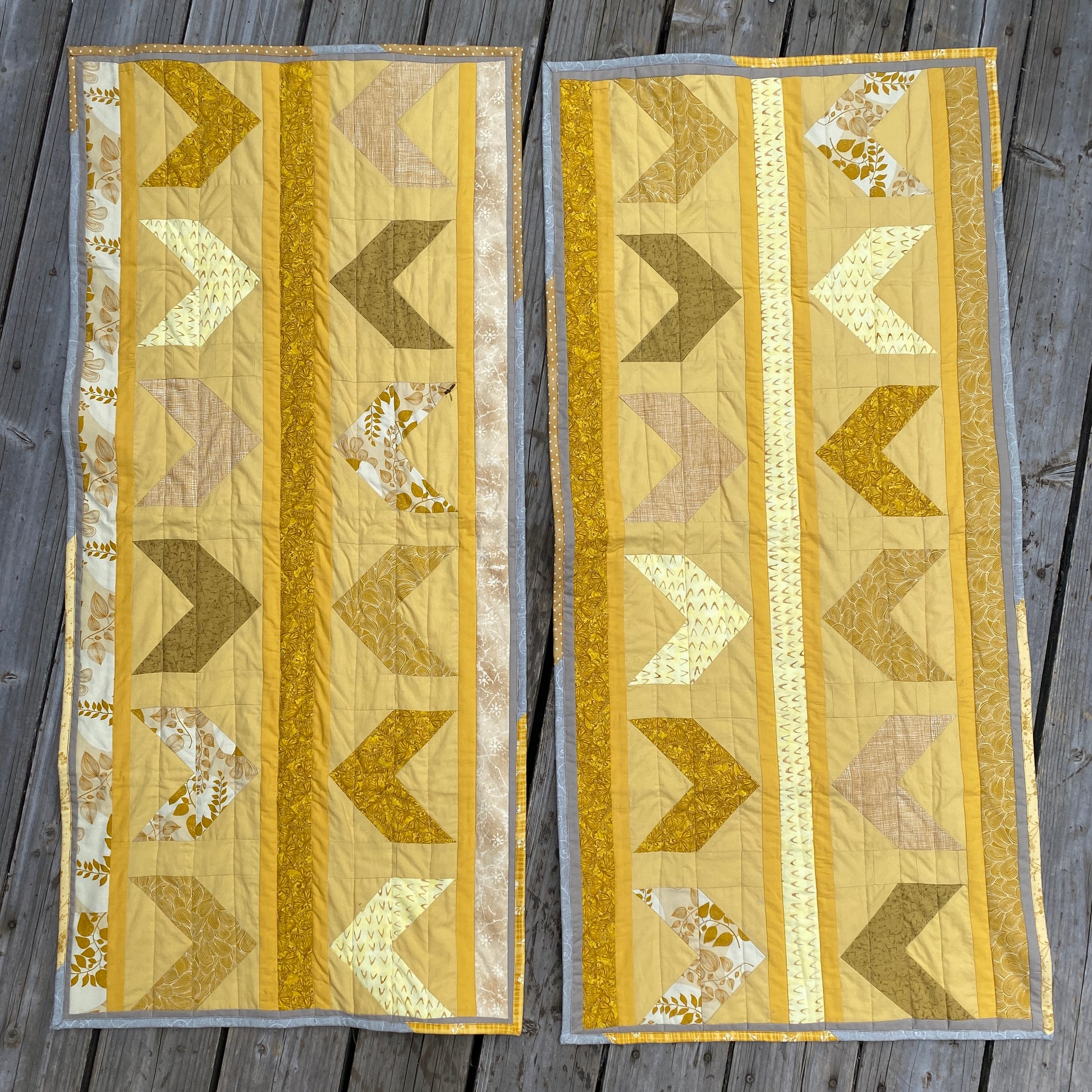 The Golden Goose Table Runner Set Essentially Loved Quilts