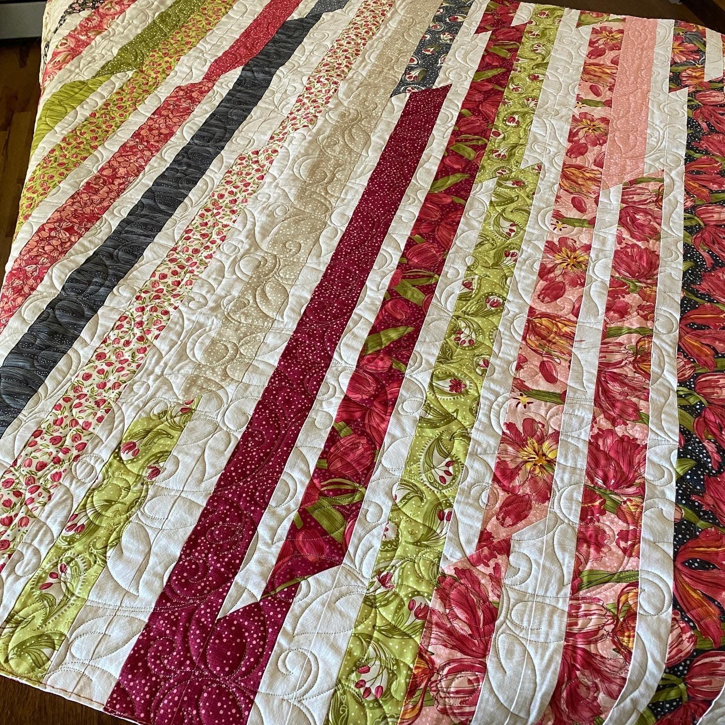 Sweet Roll Race Quilt Class - Essentially Loved Quilts